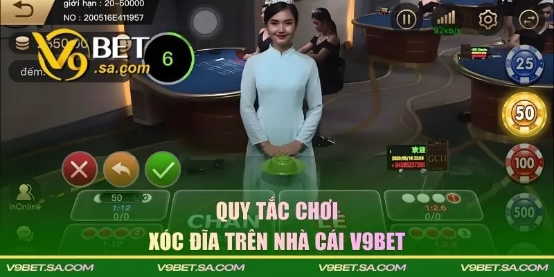 Quy tắc chơi xóc đĩa trên nhà cái V9BET